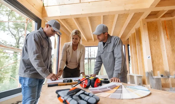 Custom New Builds by New Home Builders Kapiti | Expert Craftsmanship & Design Skilled New Home Builders Kapiti team constructing a custom new build designed for modern coastal living.
